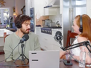 Shemale Goddess Fucks Redhead with Supremely Angled Dong, Makes Her Swallow